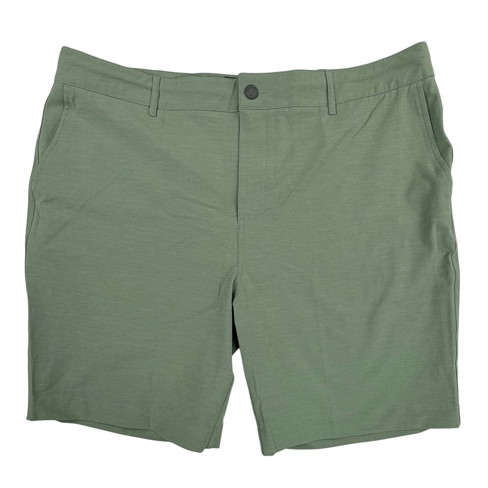 Faherty Shorts Men 40 Green All Day Hybrid Performance Stretch Drawstring Chino - Picture 2 of 11